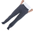 thumbnail image 1 of Youkk Breathable And Elastic Men Chef Trousers Comfortable Work Uniform Comfortable To Wear Polyester Striped Baker Trousers 3XL, 1 of 6