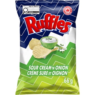 Ruffles Sour Cream 'n Onion Flavoured Potato Chips