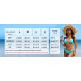 thumbnail image 2 of Charmo Grandient Bikini Swimsuits for Womens Two Piece Swimwear High Neck Bathing Suits, 2 of 5