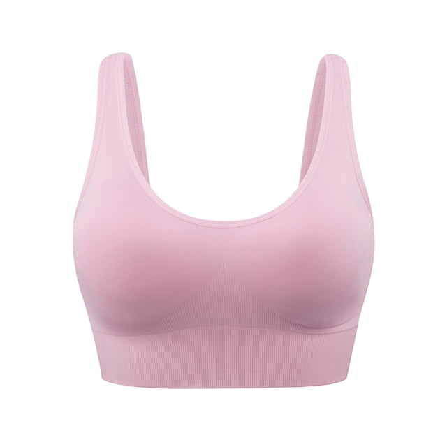 Yuyuzo Sports Bras for Women Full Coverage High Support Solid Color Yoga Workout Seamless Underwear