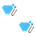 thumbnail image 1 of Maytalsory 20 Pieces Car Wheel Nut Caps Auto Hub Screw Cover Replacement Dust-proof Blue 21mm 2Set, 1 of 6