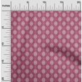 thumbnail image 2 of oneOone Georgette Viscose Magenta Fabric Running Stitch Craft Projects Decor Fabric Printed By The Yard 42 Inch Wide, 2 of 4