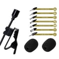 thumbnail image 2 of Omnidirectional Lavalier Lapel Clip Mic 3.5mm 3Pin 4-Pin Xlr for Wireless System M(for Mipro), 2 of 4