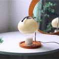 thumbnail image 4 of Lampe Chauffe-Bougie Aromathérapie Chauffe-Bougie à Intensité Réglable Rétro Décorative Fondoir de Bougie d'Aromathérapie Lampe de Fusion pour Chambre Bureau Assiette Ronde (Orange), 4 of 7