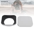 thumbnail image 3 of Metal Square Lens Hood, Aluminium Alloy Lens Shade with Cap, Scratch Proof Lens Hood Protector Easy to Install for SLR Cameras DSLR Cameras, 3 of 7
