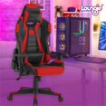 thumbnail image 2 of Posh Living Joi Faux Leather Game Chair Red, 2 of 9