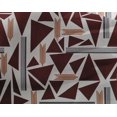 thumbnail image 4 of oneOone Georgette Viscose Fabric Triangle & Line Geometric Decor Fabric Printed BTY 42 Inch Wide, 4 of 4