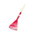 thumbnail image 4 of jinwen Hand Tool Comfort Handle Steel Beach Sand Toy for Household Farming Planting Leaf Rake, 4 of 9
