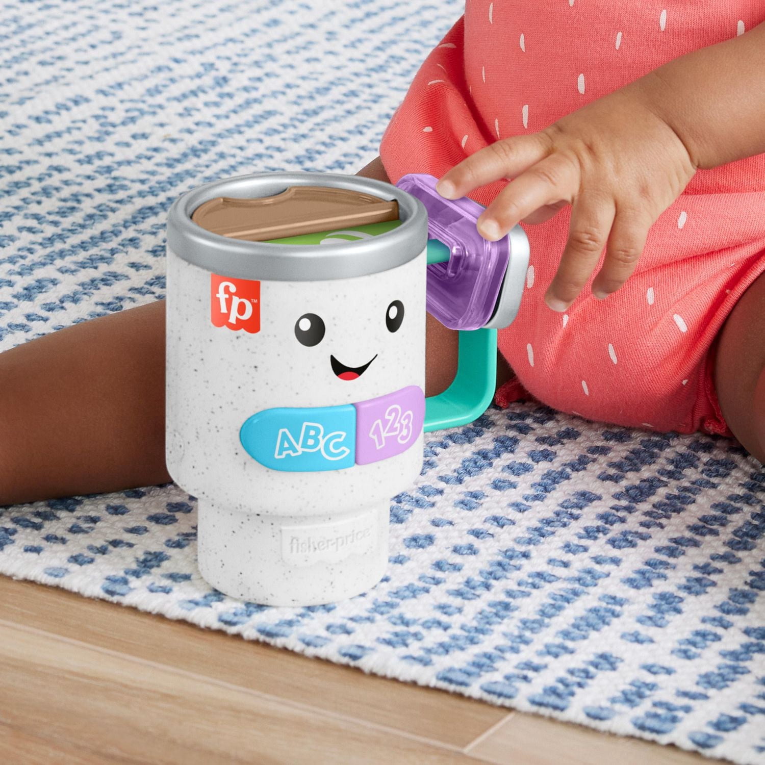 Fisher-Price Rires et Éveil Tasse à café Réveil et apprentissage, multilingue