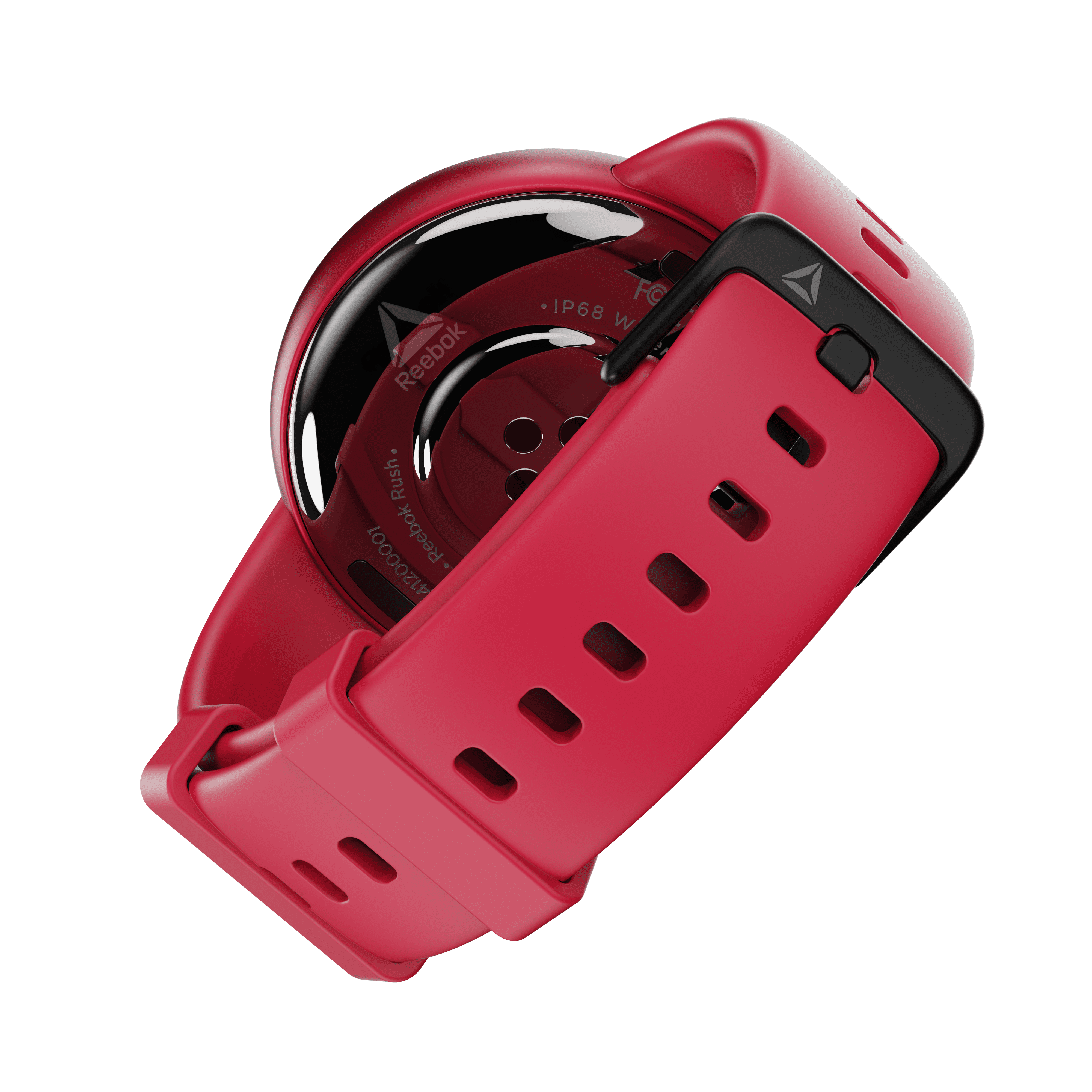 Montre connectée Reebok Rush DELTA fitness, A-GPS, fréquence cardiaque et SpO₂, écran LCD de 1,39", plus de 80 modes sportifs, autonomie de 10 jours, étanche IP68, compatible Android et iOS