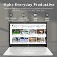 thumbnail image 2 of HP Premium Stream Portable 14 Pouces HD BrightView, Intel Celeron N4120, 8 Go RAM, 64 Go Stockage eMMC, UHD Graphics, Caméra Web HD, 1 An Office 365, Bluetooth, WiFi, HDMI, Win 11s, Argent, Carte USB Hotface 32 Go, 2 of 9