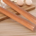 thumbnail image 3 of Wooden Rolling Pin with Silicone Rings for Dough and Cookie Making Kitchen Baking Tool, 3 of 3