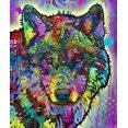 thumbnail image 1 of Dawhud Direct Dean Russo Spirit Wolf Fleece Blanket 50""x60"" - Soft Plush Throw, 1 of 5