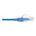 thumbnail image 3 of Monoprice SlimRun - Patch cable - RJ-45 (M) to RJ-45 (M) - 14 ft - UTP - CAT 6a - booted, snagless - blue (pack of 5), 3 of 3