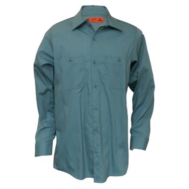 (lightgreen, 2xl) - Solar 1 Clothing Industrial Long Sleeve Work Shirt MS14