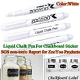 thumbnail image 3 of LPSSTORE White Liquid Chalk Pen Marker for Glass Windows Chalkboard Blackboard Sticker 3ML, 3 of 3