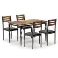 thumbnail image 4 of Dining Table for 4, Small Table and Chairs Set of 4, Dinette Set for4, 5 Piece Kitchen & Dining Room Sets for Small Space, 4 of 7
