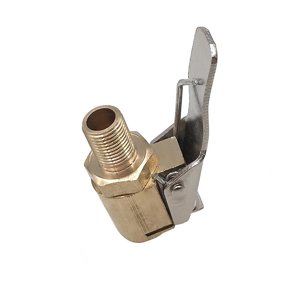 Car Tire Inflator Nozzle Tire Air Supply Wheel Pump Tire Valve Inflator Clip Clamp Adapter Brass Connection Vehicles