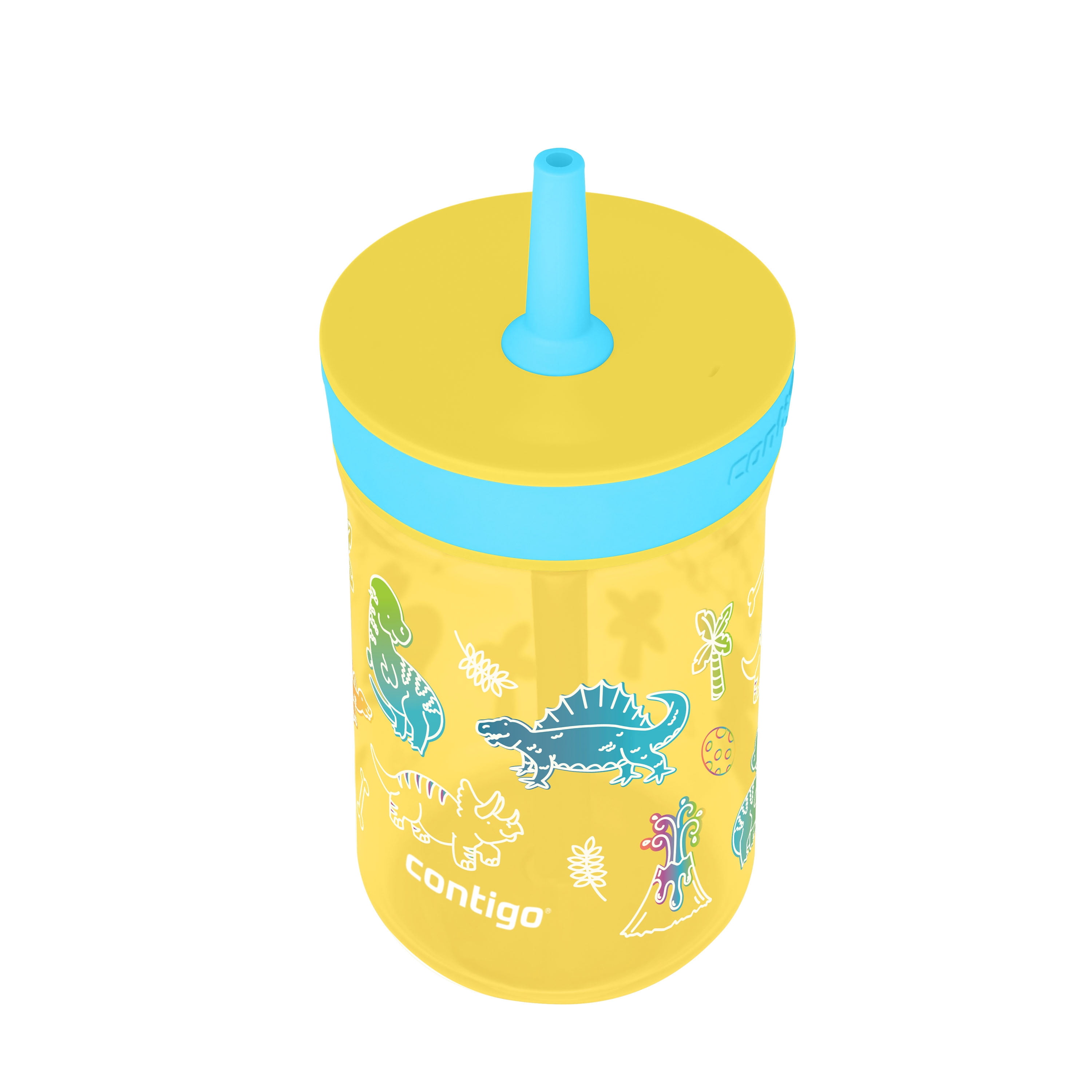 Gobelet antidéversement pour enfants Contigo Leighton avec paille, 414 ml