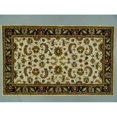 thumbnail image 1 of LS-RM30 8 x 11 ft. Kavera 100 Percent Long Fiber Wool Hand Made Rug, Beige & Black, 1 of 1