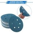 thumbnail image 3 of 50 Pcs Sanding Discs 6 Inch 6 Hole 60 Grit Hook and Loop Sandpaper Universal for Automotive Repair Blue, 3 of 7