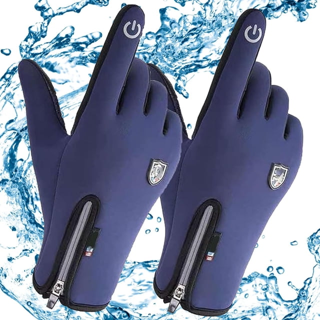 Winter Sports Gloves for Men Extreme Cold Weather Outdoor Activities Thermal Insulated Windproof Performance 2PCS