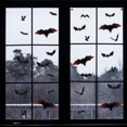 thumbnail image 1 of Dvkptbk Halloween Stickers Halloween Theme Series Wall Sticker Funny Red Window Glass Sticker Halloween Decorations on Clearance, 1 of 1