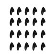 thumbnail image 3 of 20 Pcs/ensemble Couvre-Griffes pour Animaux, Clous en Résine, Capuchon de Protection avec Colle, Fournitures pour Animaux, Noir, G, 3 of 9