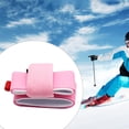 thumbnail image 4 of jinwen Sangle de Ski Réglable, Sangle d'Épaule en Nylon pour Planche à Roulettes, Rose, 4 of 8