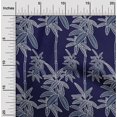 thumbnail image 2 of oneOone Georgette Viscose Blue Fabric Tropical Palm Tree Fabric For Sewing Printed Craft Fabric By The Yard 42 Inch Wide, 2 of 4