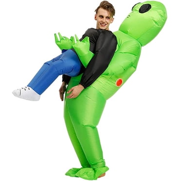 Costumes d'Halloween Déguisement Gonflable Alien ET Combinaison Déguisement Gonflable pour Adultes Enfants Costume T-Rex