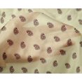 thumbnail image 4 of oneOone Silk Tabby Fabric Paisley Block Printed Craft Fabric BTY 42 Inch Wide, 4 of 4