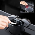 thumbnail image 2 of Kyusrd Car Accessories Tools and Decoration Deals!Car Ashtray With Lid Automatic Sensing Infrared Metal Intelligent Ashtray, 2 of 9