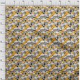 thumbnail image 4 of oneOone Cotton Silk Yellow Fabric Skull Sewing Craft Projects Fabric Prints By Yard 42 Inch Wide, 4 of 4