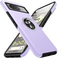thumbnail image 1 of KOMI for Google Pixel 8 Case, Slim Fit Case for Pixel 8 with Ring Holder Kickstand [Military Grade Drop Tested] [TPU+PC] Dual Layer Shockproof Protective Phone Case for Google Pixel 8, Purple, 1 of 5