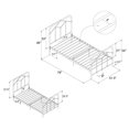 thumbnail image 3 of Novogratz Francis Farmhouse Metal Bed, 3 of 9