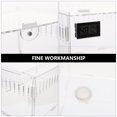 thumbnail image 4 of EIMELI Reptile Feeding Box Plastic Containers Animal Snake Cage Hermit Crab Shells Gecko Tank, 4 of 6