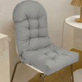 thumbnail image 4 of jinwen High Back Patio Chair Cushion Indoor Outdoor High Back Rocking Chair Cushion Light Gray, 4 of 8