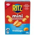 thumbnail image 2 of RITZ Bits Sandwiches Cheese Flavoured, Snack Crackers, School Snacks, Family Snacks, Real Cheese, 2 of 13