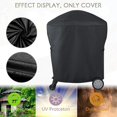 thumbnail image 2 of Waterproof Bbq Rolling Cart Grill Cover For Weber Q1000 Q2000 Series, 2 of 5