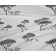 thumbnail image 4 of oneOone Polyester Lycra Fabric Tree & Animals Ikat Decor Fabric Printed BTY 56 Inch Wide, 4 of 4