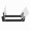 thumbnail image 4 of 2X Vinyl Record Storage -Vinyl LP Record Rack 13.7 Inches Long -Vinyl Record Holders (Black), 4 of 7