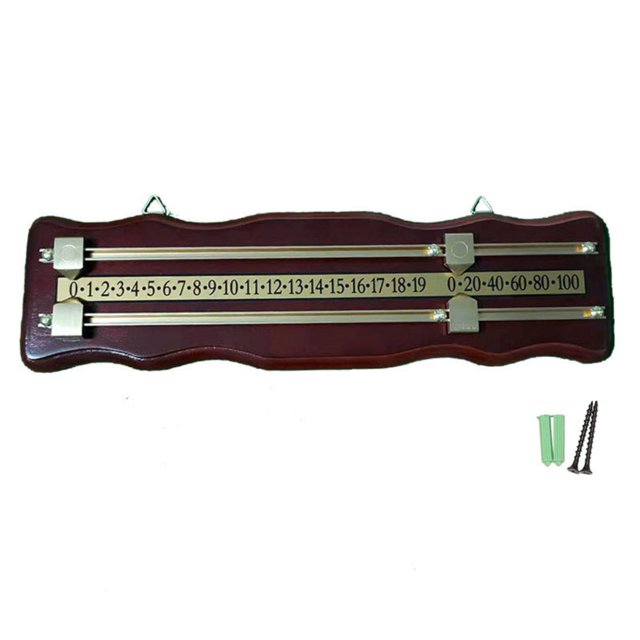 Scoreboard Wall Mounted Scoreboard Snooker Scoreboard International Stained Wood Score Board Scorer Billiard Accessories For Basketball, Table Tennis