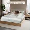 thumbnail image 4 of ViscoLogic Maxima Plus Matelas Simple de 7 Pouces, Fabriqué au Canada Soulagement de la Pression et Sommeil au Frais Gel Infusé Matelas de Fermeté Moyenne, Certifié CertiPUR-US®, 4 of 6