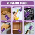 thumbnail image 5 of Duster Refill Compatible with Swiffer Hand, 12Ppcs Reusable Duster Pads for Swiffer, 360° Heavy Duty Fleece Duster Refills Washable for Cleaning Ceiling Fan Window Kitchen, 5 of 5