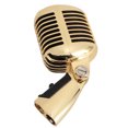thumbnail image 1 of Microphone Dynamique Vintage, Microphone Style Rétro Classique, Microphone Directionnel en Alliage de Zinc Auto-Tirant pour Fête KTV, 1 of 7