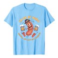 thumbnail image 4 of LUOGENLI T-shirts pour Femmes Mode Décontractée Imprimé Col Rond Manches Courtes pour l'Été Amusant T-shirts Graphiques Saint-Valentin Bleu Ciel m, 4 of 4