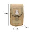 thumbnail image 2 of Tactical Phone Belt Pouch Security Pack Carry Accessory Kit Waist Bag Case Cellphone Holster, 2 of 5