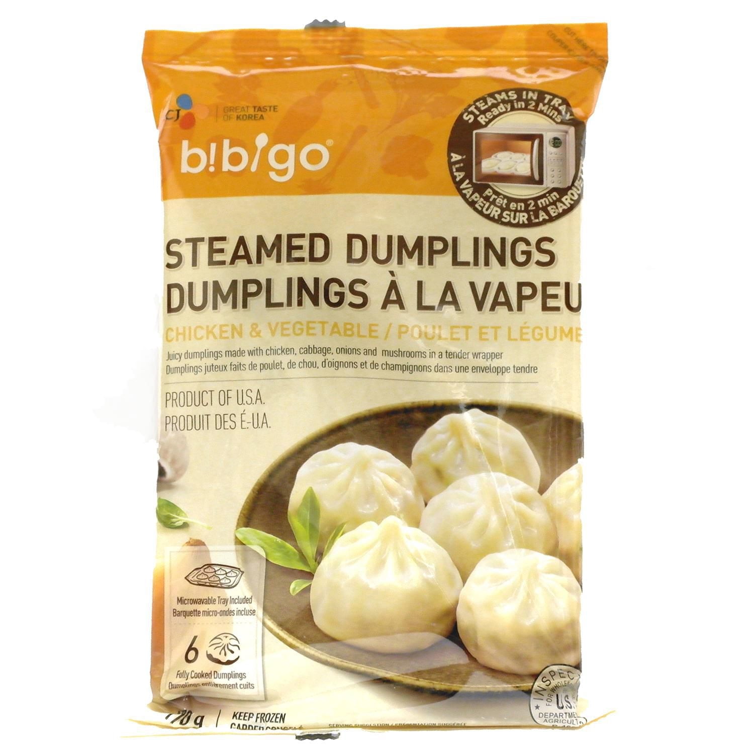Dumplings à La Vapeur - Poulet et Légumes