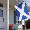 thumbnail image 1 of Desktop Ornament for Home Desk Scottish Flag Theme Canvas Artwork with Fading Colors and Double Header Decoration, 1 of 8